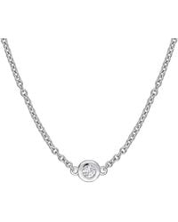 Rina Limor - 0.45 Ct. Tw. Created Sapphire Solitaire Necklace - Lyst