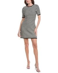 Oscar de la Renta - Silk-Blend Mini Dress - Lyst