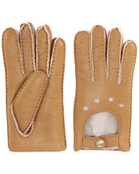 Australia Luxe - Sheepskin Moto Gloves - Lyst