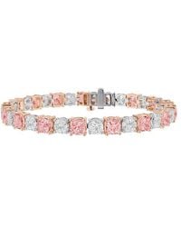 Lab Grown Diamonds - 14K 19.75 Ct. Tw. Lab-Grown Diamond Fashion Bracelet - Lyst