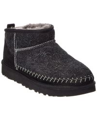 UGG - W Classic Ultra Mini Biarritz Suede Bootie - Lyst