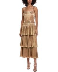 Mac Duggal - Ruffle Tiered Buckle Detail Dress - Lyst