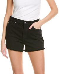 7 For All Mankind - Fray High-Waist Short - Lyst