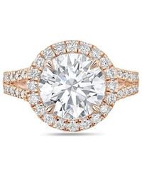 Diana M. Jewels - Diana M. 18K Rose 6.25 Ct. Tw. Lab-Grown Diamond Ring - Lyst