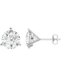 Lab Grown Diamonds - 14K 10.00 Ct. Tw. Lab-Grown Diamond Earrings - Lyst