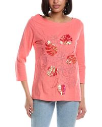 Tommy Bahama - Embellished Bouquet Lux T-shirt - Lyst