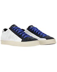 P448 Leather Sneaker - Blue