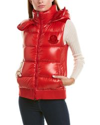 Moncler Down Vest - Red