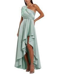 Mac Duggal - Ruffled One Shoulder Cut Out Hi-Lo Gown - Lyst
