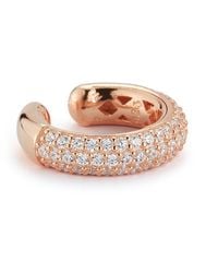 Glaze Jewelry - 14k Rose Gold Vermeil Cz Ear Cuff - Lyst