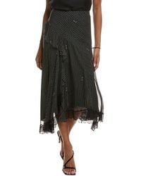 Diane von Furstenberg - Sylvie Silk Skirt - Lyst