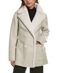 Lamarque - Faux Shearling Reversible Coat - Lyst