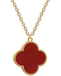 Gabi Rielle - 14K Over Agate Stackable Necklace - Lyst