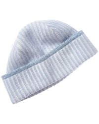 Portolano - Lurex Ribbed Cashmere Beanie - Lyst