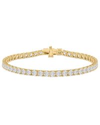 Lab Grown Diamonds - 14K 15.00 Ct. Tw. Lab-Grown Diamond Tennis Bracelet - Lyst