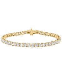 Lab Grown Diamonds - 14K 15.00 Ct. Tw. Lab-Grown Diamond Tennis Bracelet - Lyst