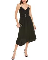 A.L.C. - Jacquelyn Linen-blend Midi Dress - Lyst