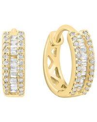 Effy Fine Jewelry - 14K 0.22 Ct. Tw. Diamond Earrings - Lyst