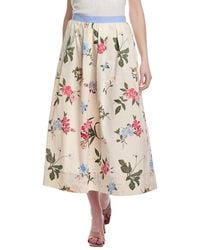 Ellen Tracy - Poplin Maxi Skirt - Lyst