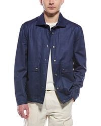 Brunello Cucinelli - Linen & Silk-Blend Jacket - Lyst