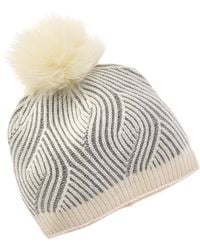 Sofiacashmere - Sofiacashmere Traveling Rib Cashmere Hat - Lyst