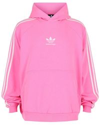 Balenciaga - X Adidas Oversized Hoodie - Lyst