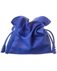 Loewe - Flamenco Medium Leather Bucket Bag - Lyst