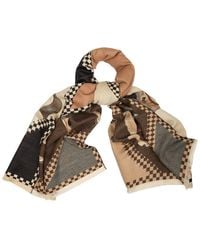 Saachi - Checkered Equestrian Scarf - Lyst