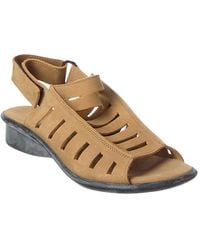 Arche - Saocan Leather Sandal - Lyst