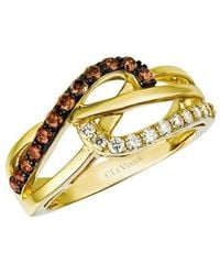 Le Vian - Honey & Chocolate 14K 0.49 Ct. Tw. Diamond Cocktail Ring - Lyst