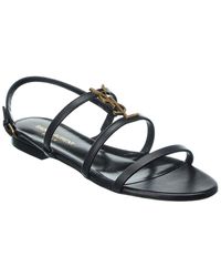 Saint Laurent Flat sandals for Women - Up to 60% off at Lyst.com