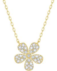 Sabrina Designs - 14K 0.70 Ct. Tw. Diamond Flower Necklace - Lyst