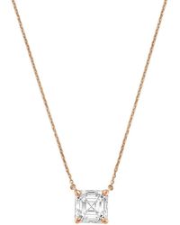 Diana M. Jewels - Diana M. 14K Rose 4.00 Ct. Tw. Lab-Grown Diamond Pendant Necklace - Lyst