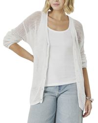 Splendid - Yasmine Linen-Blend Cardigan - Lyst