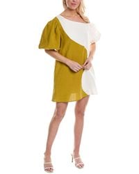 CROSBY BY MOLLIE BURCH - Raleigh Linen-blend Mini Dress - Lyst
