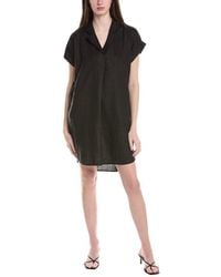 Eileen Fisher - Petite Mini Notch Collar Linen Dress - Lyst