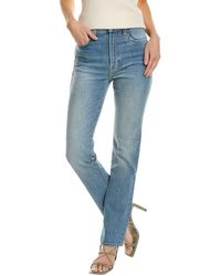 7 For All Mankind - Blue Spruce Easy Slim Straight Jean - Lyst