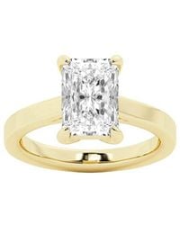 Lab Grown Diamonds - 14K 3.00 Ct. Tw. Lab-Grown Diamond Solitaire Engagement Ring - Lyst