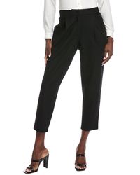Eileen Fisher - Petite Jersey Tapered Ankle Wool Trouser - Lyst