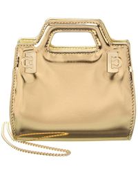 Ferragamo - Wanda Leather Micro Bag - Lyst