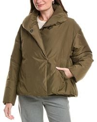 Lafayette 148 New York - Shawl Collar Down Coat - Lyst