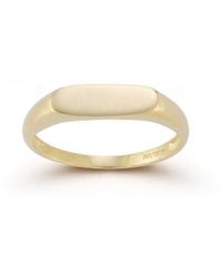 Ember Fine Jewelry - 14k Signet Ring - Lyst