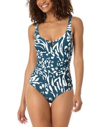 Anne Cole - V-wire One-piece - Lyst