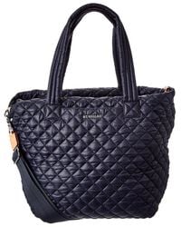 MZ Wallace - Medium Metro Nylon & Leather Tote Deluxe - Lyst
