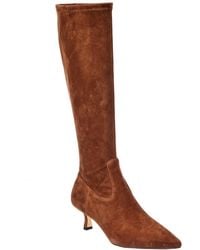Stuart Weitzman - Isla Zip Suede Knee-High Boot - Lyst