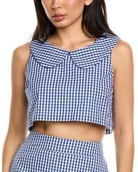LUXE ALWAYS - Check Top - Lyst