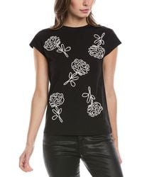 Gracia - Flower Embroidered Top - Lyst