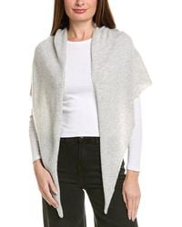 Amicale Cashmere - Lightweight Cashmere Jersey Triangle Wrap - Lyst