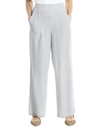 Max Studio - Striped Wide Leg Pant - Lyst