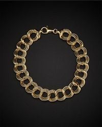 Italian Gold - 14k Multi-circle Bracelet - Lyst